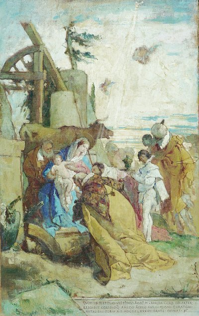 The Adoration of the Magi, by Tiepolo by Angel Maria Barcia de Pavon